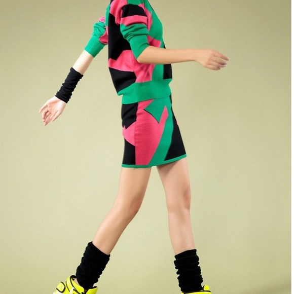 two pieces dress top skirt US size xs 0 2 - Picture 5 of 8